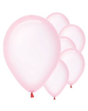 Pastel Pink Crystal Balloons - 12&quot; Latex (50pk)