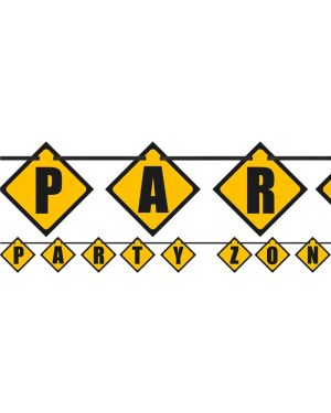 Construction Party Paper Banner - 2.74m