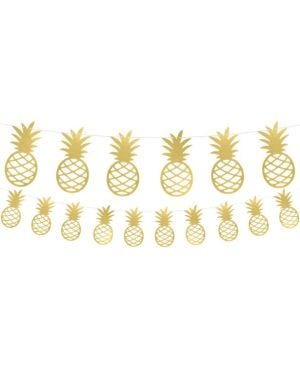 Gold Pineapple Garland - 1.5m