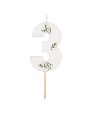 Number 3 Leaf Foliage Candle
