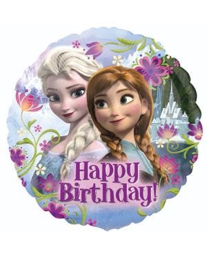 Frozen Happy Birthday Foil Balloon - 18&#039;&#039;