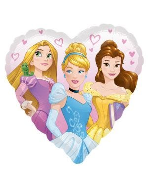 Disney Princess Heart Balloon - 18&quot; Foil