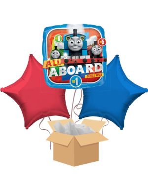 Thomas the Tank Engine Balloon Bouquet - Delivered Inflated