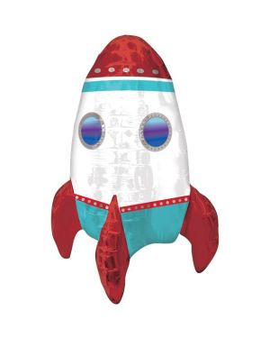 Rocket Ship Balloon - 18&quot; Foil