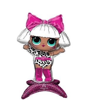 LOL Surprise Diva Airfill Sitter Balloon - 23&quot; Foil