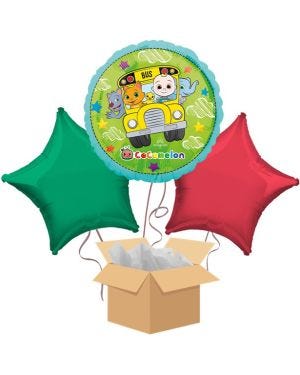 Cocomelon Balloon Bouquet - Delivered Inflated