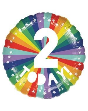2 Today Foil Balloon - 18&quot;