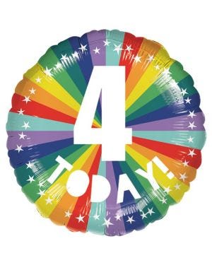 4 Today Foil Balloon - 18&quot;