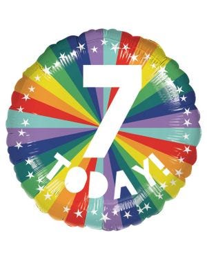 7 Today Foil Balloon - 18&quot;