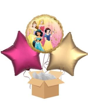 Disney Princess Balloon Bouquet - Delivered Inflated