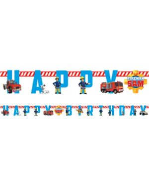 Fireman Sam Letter Banner - 180cm x 15 cm