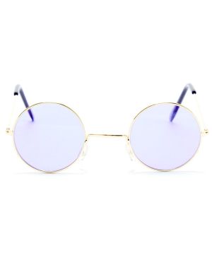 Round Purple Glasses
