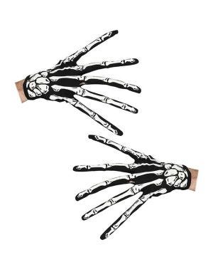 Creepy Skeleton Gloves - Adult