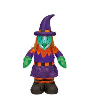 Light Up Inflatable Witch 1.2m