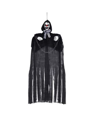 Animated Black Clown in Chains Prop - 1.3m