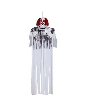 White Hanging Clown - 1.6m