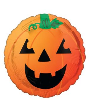 Fun &amp; Spooky Pumpkin Foil Balloon - 18&quot;