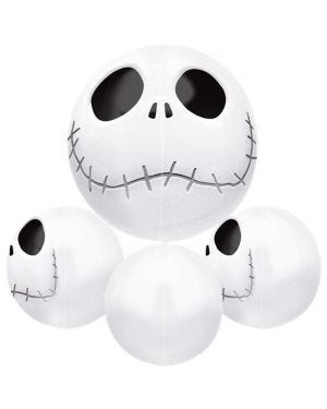 Jack Skellington Orbz Balloon  - 16&quot; Foil