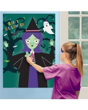 Stick the Nose on the Witch Game