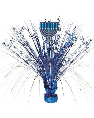Hanukkah Spray Centrepiece - 46cm