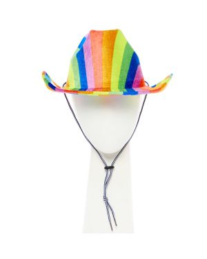 Rainbow Cowboy Hat