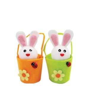 Mini Easter Bunnies in Buckets (2pk)