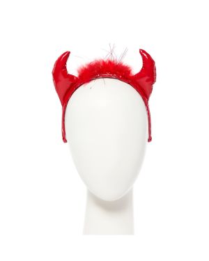 Fluffy Devil Horns Headband