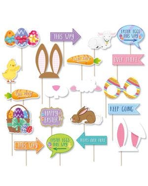 Easter Hunt Props/Signs - 21cm (20pk)