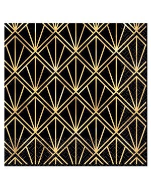 Hollywood Metallic Paper Napkins - 33cm (16pk)