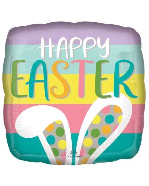 Happy Easter Bunny Ears - 18&quot; Foil