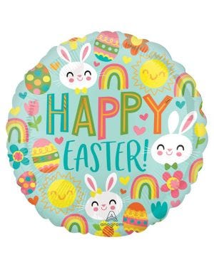 Happy Easter Icons - 18&quot; Foil