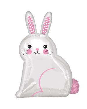 White Satin Bunny - 18&quot; Foil