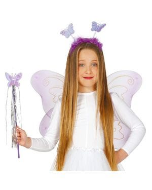 Purple Butterfly Fairy Accessory Kit - Child