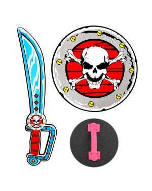Pirate Cutlass &amp; Shield - 52cm