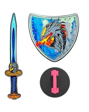 Viking Sword &amp; Shield - 52cm