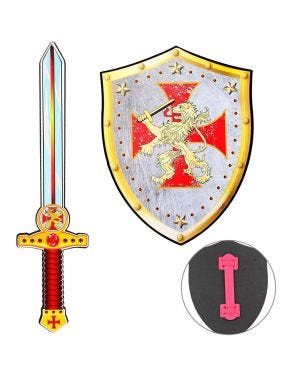 Crusader Sword &amp; Shield - 52cm