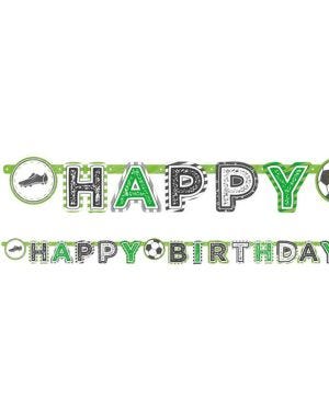 Kicker Party &#039;Happy Birthday&#039; Paper Banner - 2m