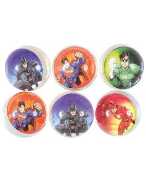 Justice League Bounce Balls (6pk)