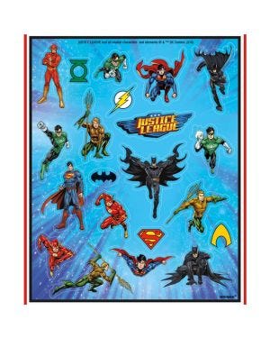 Justice League Sticker Sheets (4pk)