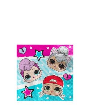 L.O.L Surprise Paper Beverage Napkins - 25cm (16pk)