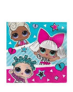 L.O.L Surprise Paper Napkins - 33cm (16pk)