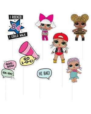 L.O.L Surprise Photo Booth Props (8pk)