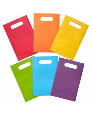 Colourful Assorted Paper Party Bags (6pk)