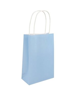 Baby Blue Paper Party Bag - 21cm
