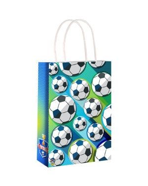 Football Paper Party Bag - 21cm