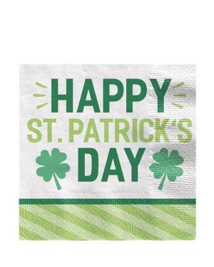 Lucky Clover 2ply Paper Lunch Napkins - 33cm (16pk)