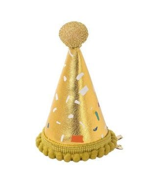 Luxe Gold Mini Fabric Hat