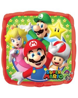 Super Mario Foil Balloon - 18&quot;
