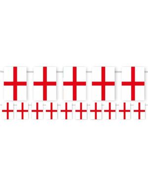 England Plastic Flag Bunting - 5m