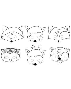 Woodland Paper Masks (6pk)